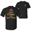 Sippin' Crown & Goin' D Funny Rap Quote Shirt | Sarcastic Hip-Hop Party Tee