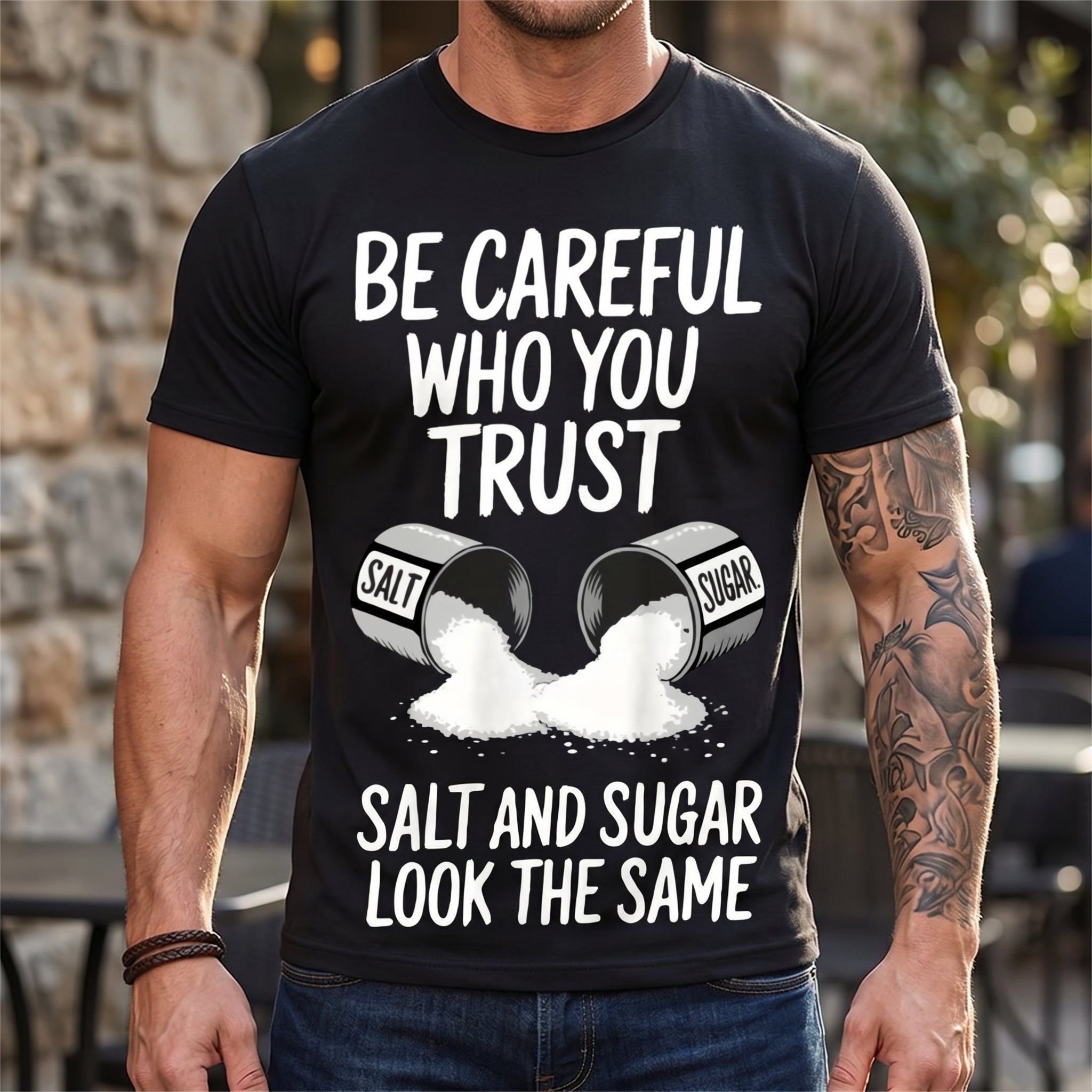 Be Careful Who You Trust Tee | 200g Breathable Heavyweight Cotton