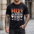 100% Cotton Unisex Hiss Funny Cats Kittens Rock Rockin Birthday Gifts Idea T-Shirt