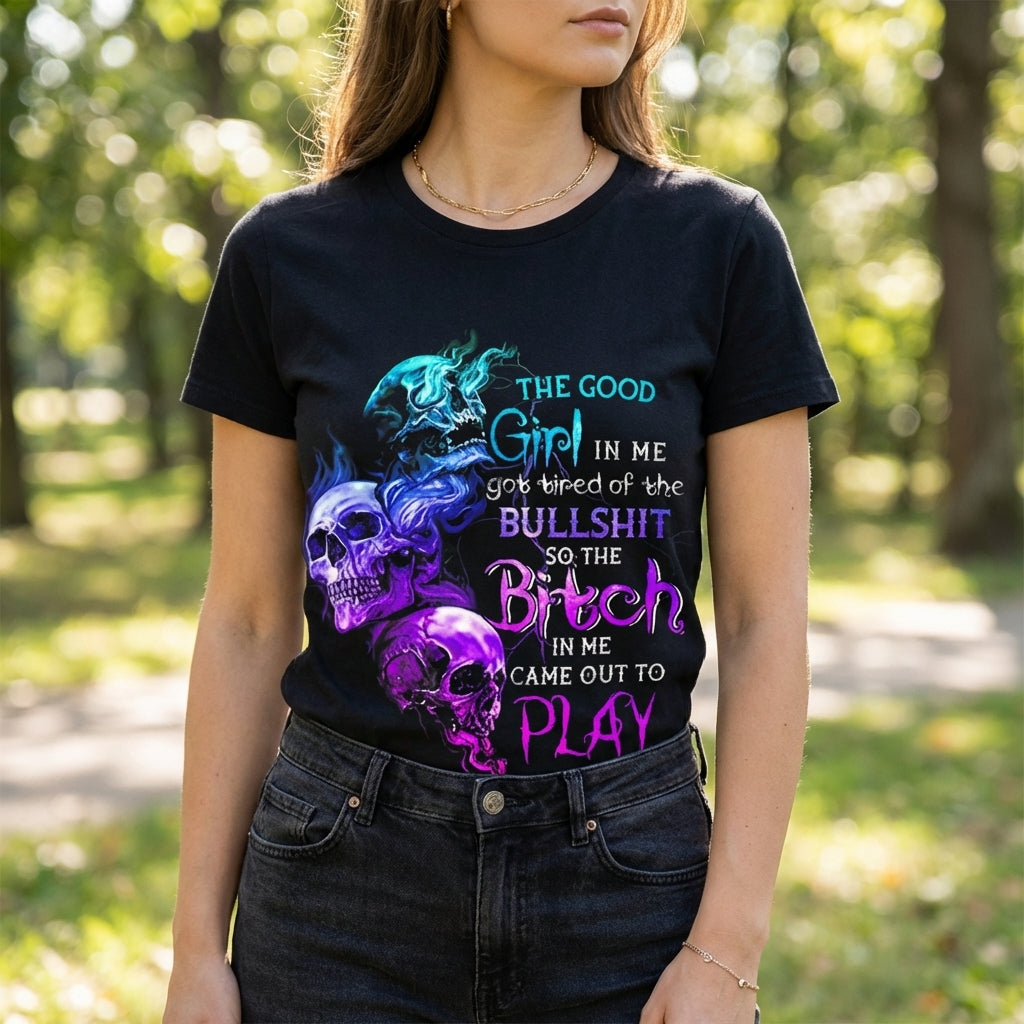 Good Girl Attitude Slogan Tee | 100% Pure Cotton